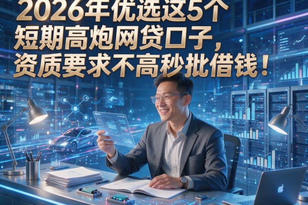 2026年优选这5个短期高炮网贷口子,资质要求不高秒批借钱!