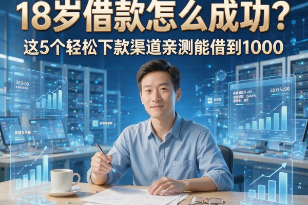 18岁借款怎么成功？这5个轻松下款渠道亲测能借到1000！