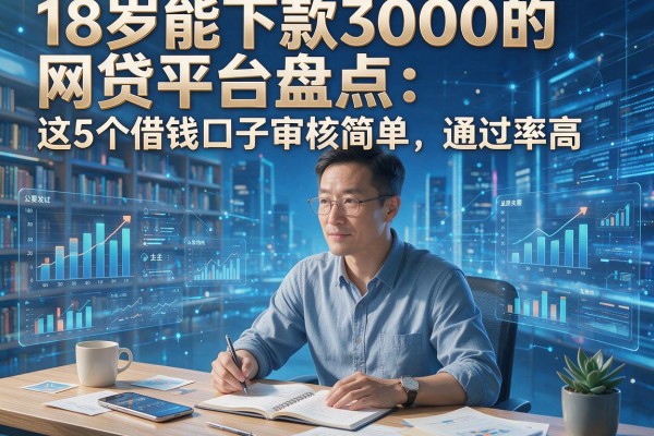 18岁能下款3000的网贷平台盘点：这5个借钱口子审核简单、通过率高