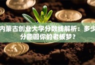 内蒙古创业大学分数线解析：多少分能圆你的老板梦？