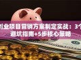 创业项目营销方案制定实战：3个避坑指南+5步核心策略