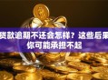 贷款逾期不还会怎样？这些后果你可能承担不起