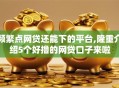 频繁点网贷还能下的平台,隆重介绍5个好撸的网贷口子来啦
