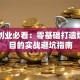 电商创业必看：零基础打造爆款项目的实战避坑指南