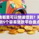急用钱哪里可以快速借到？网友亲测5个容易贷款平台盘点