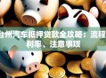 台州汽车抵押贷款全攻略：流程、利率、注意事项