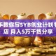 手把手教你写SYB创业计划书奶茶店 月入5万干货分享