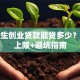 大学生创业贷款能贷多少？额度上限+避坑指南