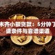 乌鲁木齐小额贷款：5分钟了解申请条件与靠谱渠道