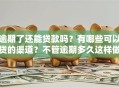 逾期了还能贷款吗？有哪些可以贷的渠道？不管逾期多久这样做都有可能