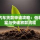 平安汽车贷款申请攻略：低利率方案与快速放款流程