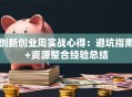 创新创业周实战心得：避坑指南+资源整合经验总结