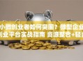 小微创业者如何突围？微型企业创业平台实战指南 资源整合+轻资产模式全解析