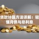 购车贷款计算方法详解：轻松搞懂月供与总利息