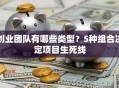 创业团队有哪些类型？5种组合决定项目生死线