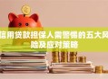 信用贷款担保人需警惕的五大风险及应对策略