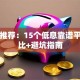 贷款推荐：15个低息靠谱平台对比+避坑指南