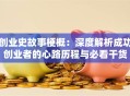 创业史故事梗概：深度解析成功创业者的心路历程与必看干货