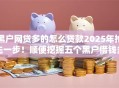 黑户网贷多的怎么贷款2025年抢先一步！顺便挖掘五个黑户借钱多的口子怎么借
