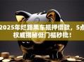 2025年烂路黑车抵押借款，5点权威揭秘低门槛秒批！