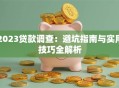 2023贷款调查：避坑指南与实用技巧全解析