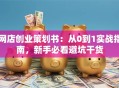 网店创业策划书：从0到1实战指南，新手必看避坑干货