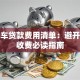 二手车贷款费用清单：避开隐藏收费必读指南