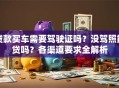 贷款买车需要驾驶证吗？没驾照能贷吗？各渠道要求全解析