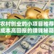适合农村创业的小项目推荐：低成本高回报的赚钱秘籍