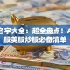 股票名字大全：超全盘点！A股港股美股炒股必备清单