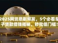 2025网贷悲剧频发，5个必看车子贷款借钱揭秘，秒批低门槛！