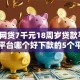 小额网贷7千元18周岁贷款平台，网贷平台哪个好下款的5个平台介绍