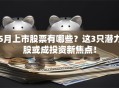 5月上市股票有哪些？这3只潜力股或成投资新焦点！