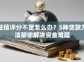 征信评分不足怎么办？5种贷款方法帮你解决资金难题