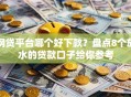 网贷平台哪个好下款？盘点8个放水的贷款口子给你参考