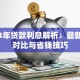 2023年贷款利息解析：最新利率对比与省钱技巧
