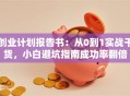 创业计划报告书：从0到1实战干货，小白避坑指南成功率翻倍