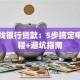 如何找银行贷款：5步搞定申请流程+避坑指南
