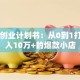 寿司创业计划书：从0到1打造月入10万+的爆款小店
