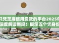 只凭芝麻信用贷款的平台2025年深度解读新规!展示五个凭身份证就能办理贷款 只凭芝麻信用贷款的平台2025年深度解读新规!展示五个凭身份证就能办理贷款