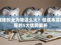 网络创业为啥这么火？低成本高回报的5大优势解析