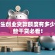 大学生创业贷款额度有多少？这些干货必看！