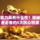 创业能力具有什么性？揭秘创业者必备的5大核心特质