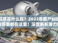 股票买什么股？2023年散户纠结的答案都在这里！深度解析潜力股布局策略