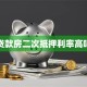 贷款房二次抵押利率高吗