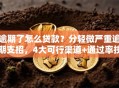 逾期了怎么贷款？分轻微严重逾期支招，4大可行渠道+通过率技巧