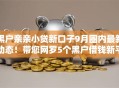 黑户亲亲小贷新口子9月圈内最新动态！带您网罗5个黑户借钱新平台贷款给小新