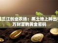 建三江创业农场：黑土地上种出千万财富的黄金密码