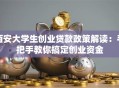 西安大学生创业贷款政策解读：手把手教你搞定创业资金