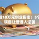 小县城10万元创业指南：5个稳赚项目让普通人逆袭
